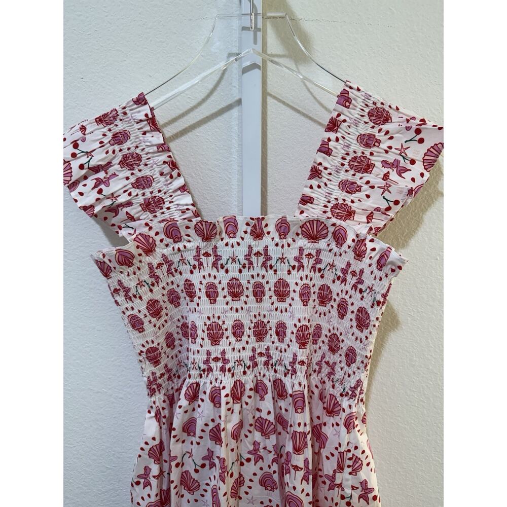 Hill House limited edition mermaid print Ellie nap dress, XS - Picture 9 of 13